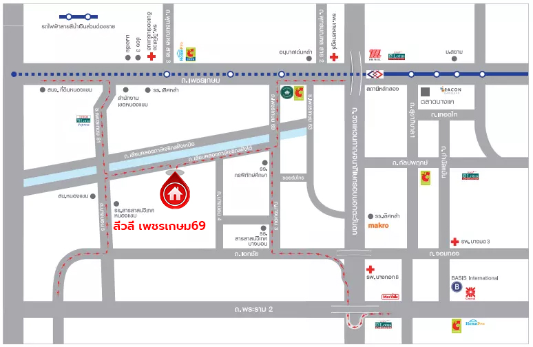 *****บ้านเดี่ยวมือสอง โครงการ สีวลี เพชรเกษม69 หลังริม บนเนื้อที่ 70.30 ตร.ว. พื้นที่ใช้สอย 158 ตร.ม. ฟังก์ชันจัดเต็ม 3 ห้องนอน 3 ห้องน้ำ จอดรถได้ 2 คัน แถมฟรี เครื่องปรับอากาศ, เครื่องทำน้ำอุ่น และเครื่องดูดควัน บนทำเลศักยภาพ เชื่อมต่อหลายเส้นทาง ใกล้เดอะมอลล์บางแค